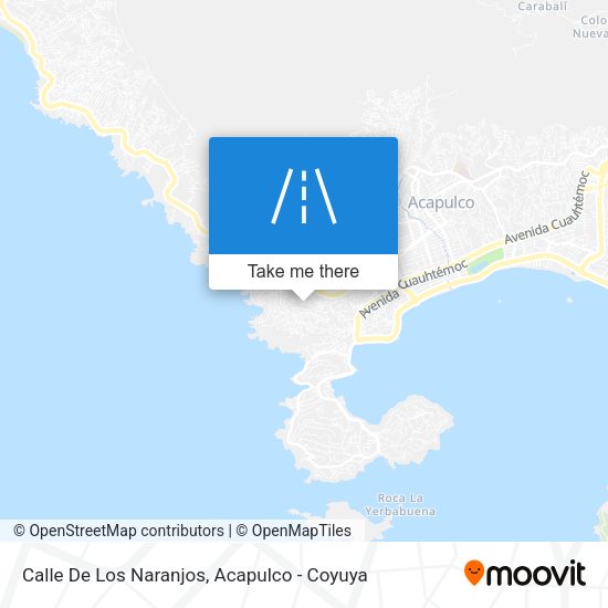 Calle De Los Naranjos map