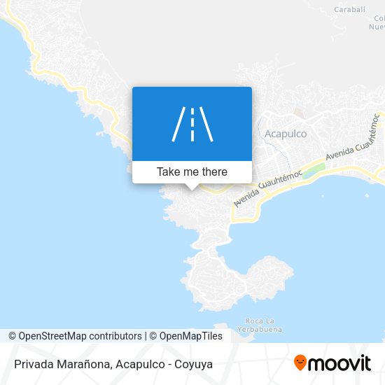Privada Marañona map