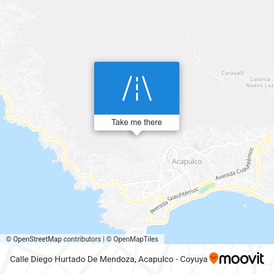 Calle Diego Hurtado De Mendoza map