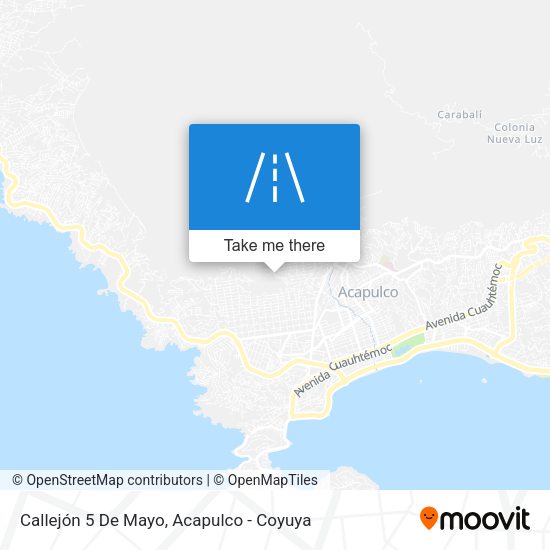 Mapa de Callejón 5 De Mayo
