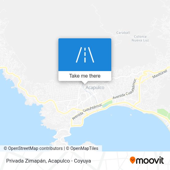Mapa de Privada Zimapán