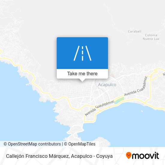 Callejón Francisco Márquez map