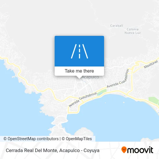 Cerrada Real Del Monte map
