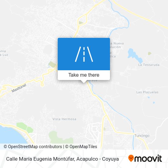 Calle María Eugenia Montúfar map