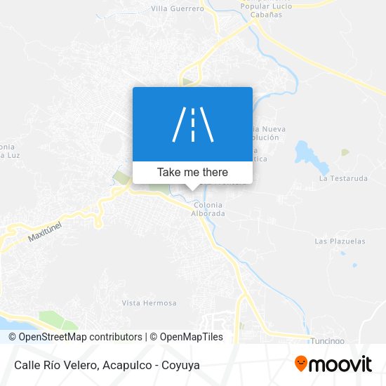 Calle Río Velero map