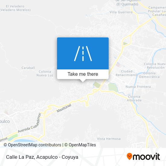 Mapa de Calle La Paz