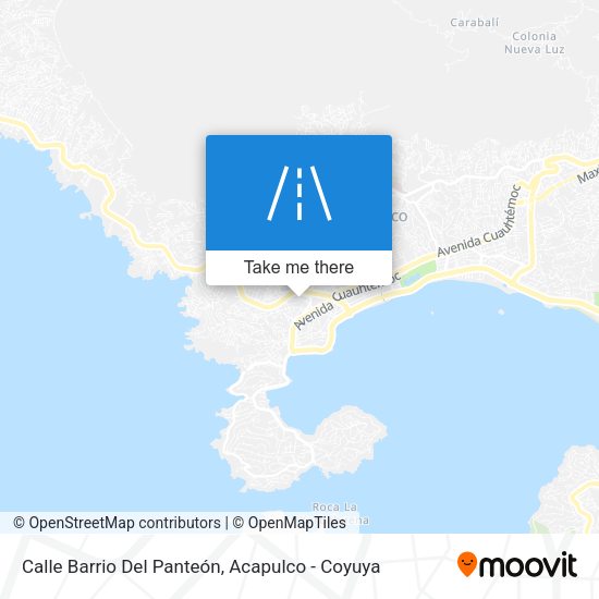 Mapa de Calle Barrio Del Panteón