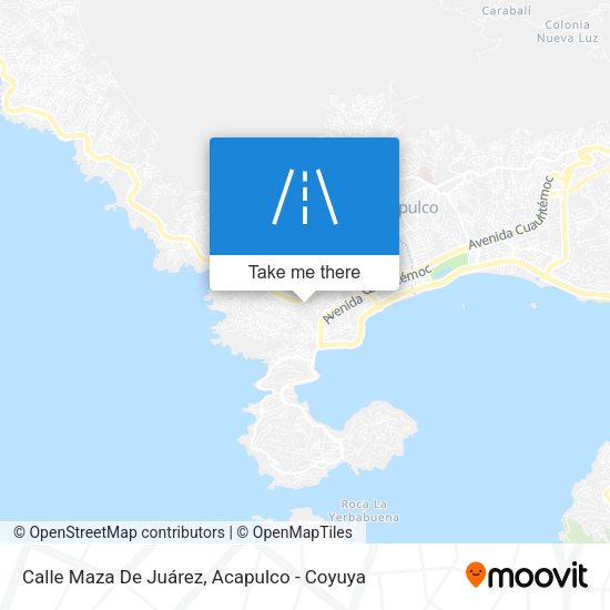 Calle Maza De Juárez map