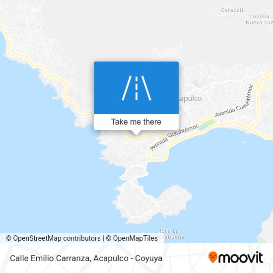 Mapa de Calle Emilio Carranza