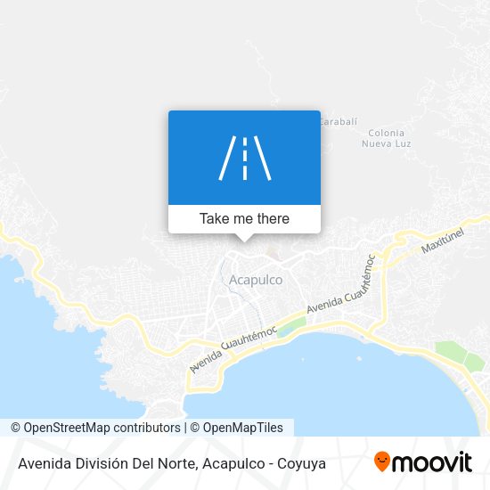 Avenida División Del Norte map