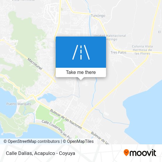 Mapa de Calle Dalias
