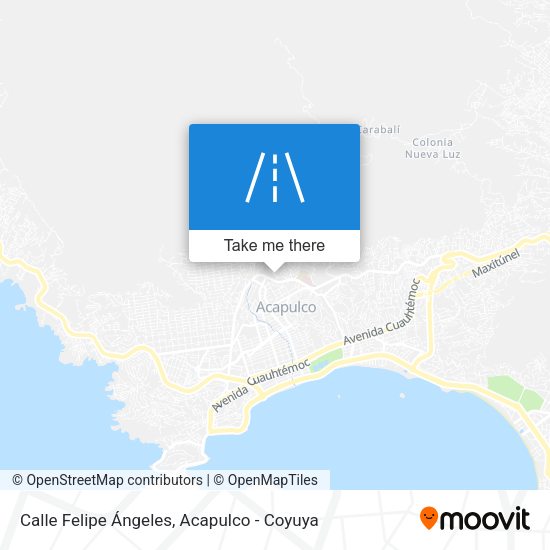 Mapa de Calle Felipe Ángeles