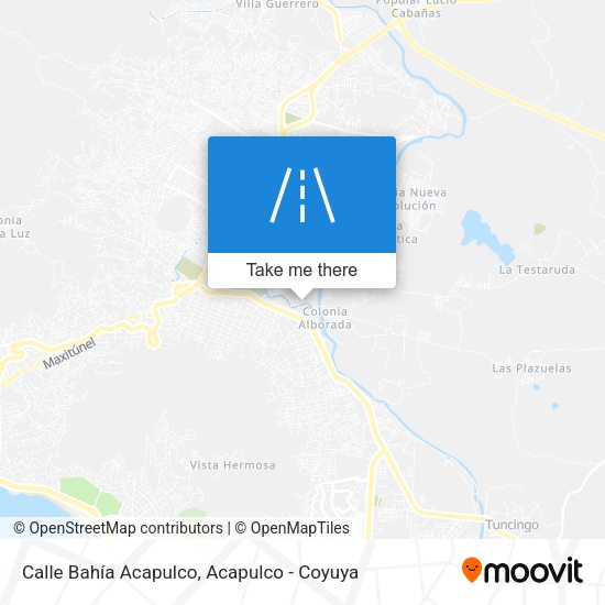 Calle Bahía Acapulco map
