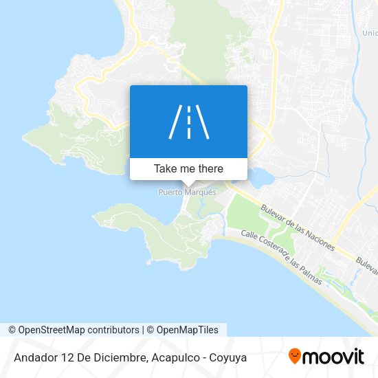 Andador 12 De Diciembre map