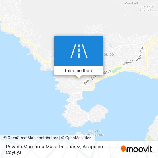 Mapa de Privada Margarita Maza De Juárez