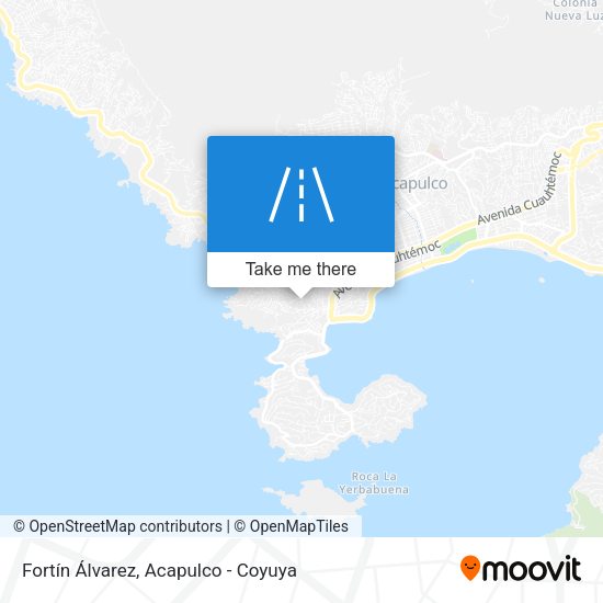 Fortín Álvarez map