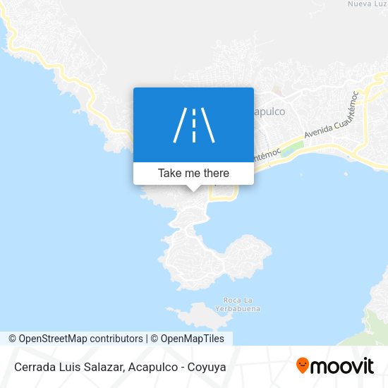 Cerrada Luis Salazar map