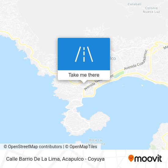 Calle Barrio De La Lima map