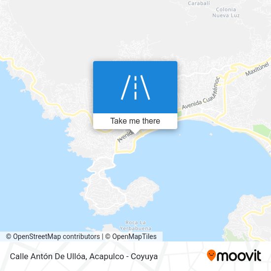 Mapa de Calle Antón De Ullóa