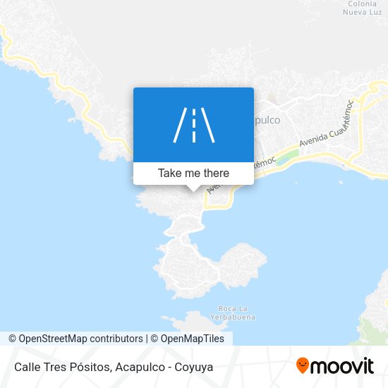 Mapa de Calle Tres Pósitos