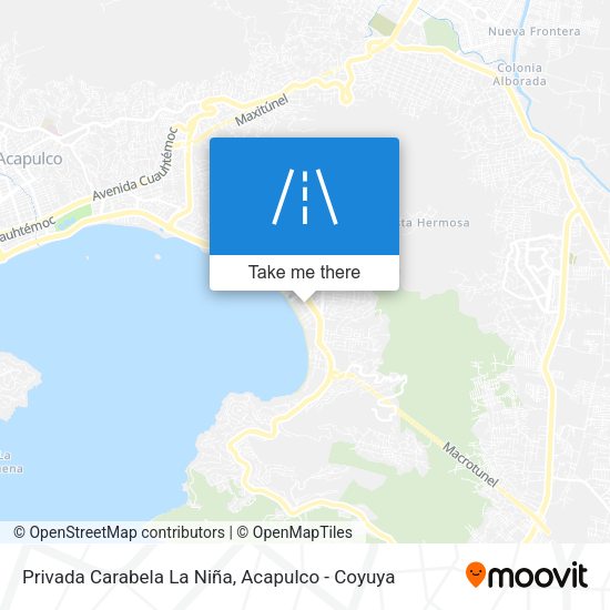 Mapa de Privada Carabela La Niña