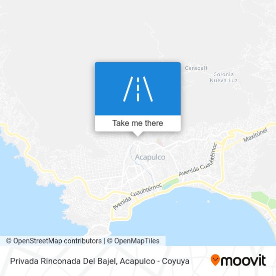 Privada Rinconada Del Bajel map