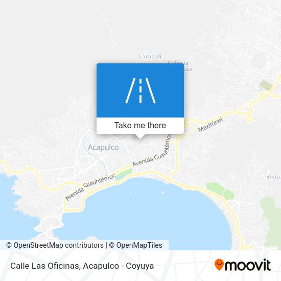Mapa de Calle Las Oficinas