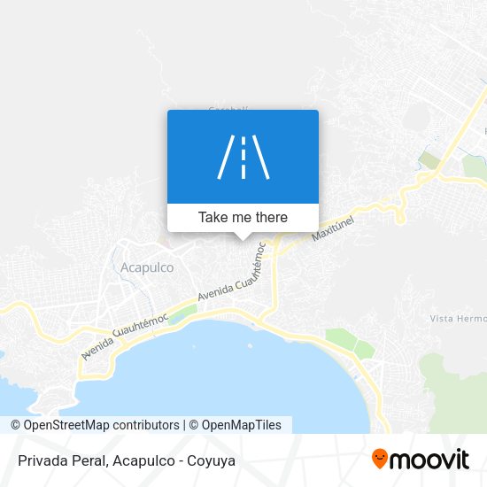 Mapa de Privada Peral