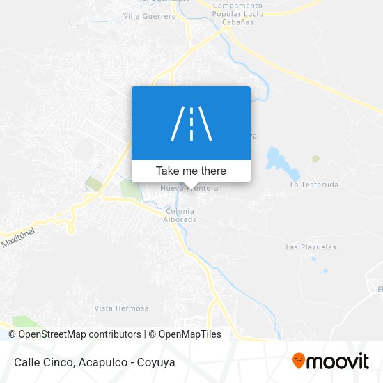 Mapa de Calle Cinco