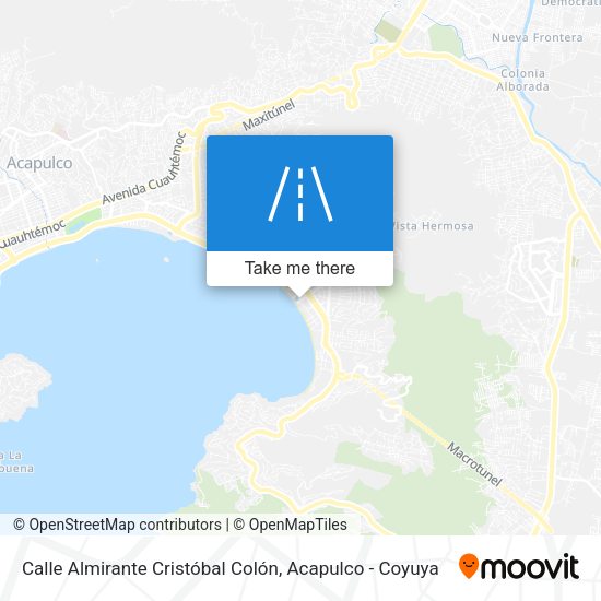 Calle Almirante Cristóbal Colón map
