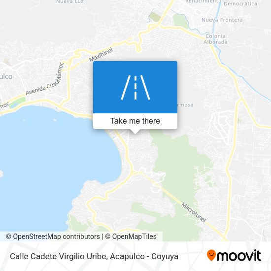 Calle Cadete Virgilio Uribe map