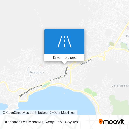 Mapa de Andador Los Mangles