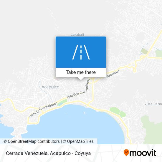 Mapa de Cerrada Venezuela
