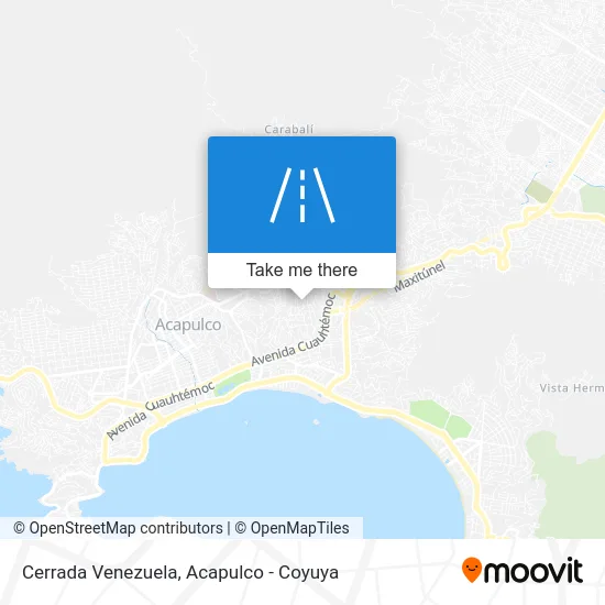Cerrada Venezuela map