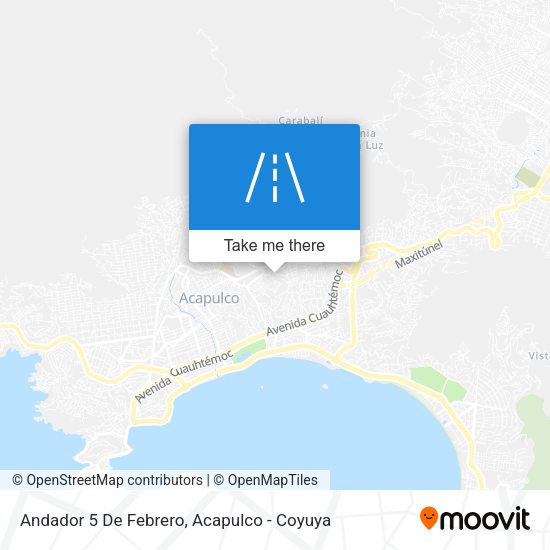 Mapa de Andador 5 De Febrero