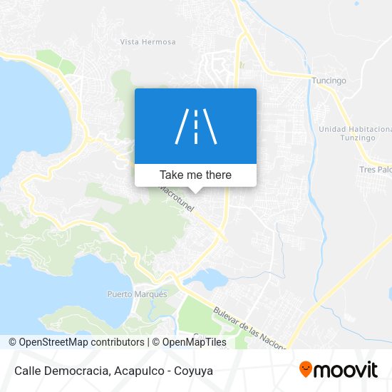 Mapa de Calle Democracia