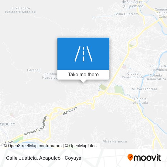 Mapa de Calle Justicia