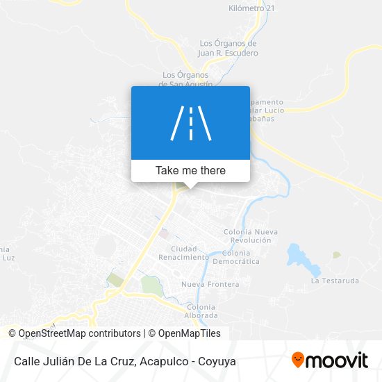 Calle Julián De La Cruz map