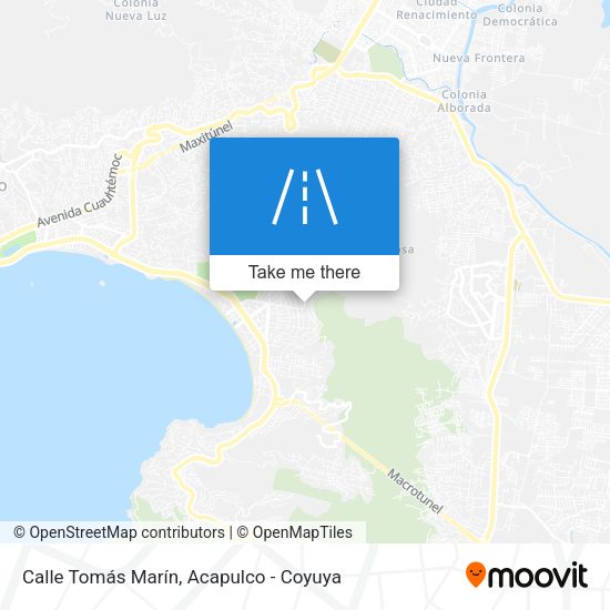 Mapa de Calle Tomás Marín