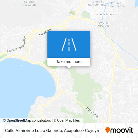 Calle Almirante Lucio Gallardo map