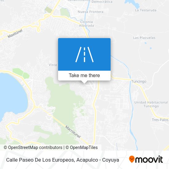 Calle Paseo De Los Europeos map