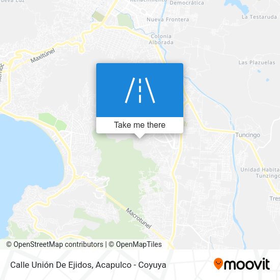 Calle Unión De Ejidos map