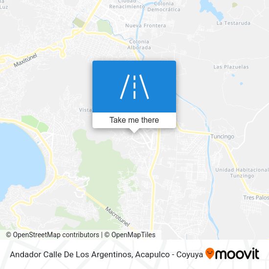Andador Calle De Los Argentinos map
