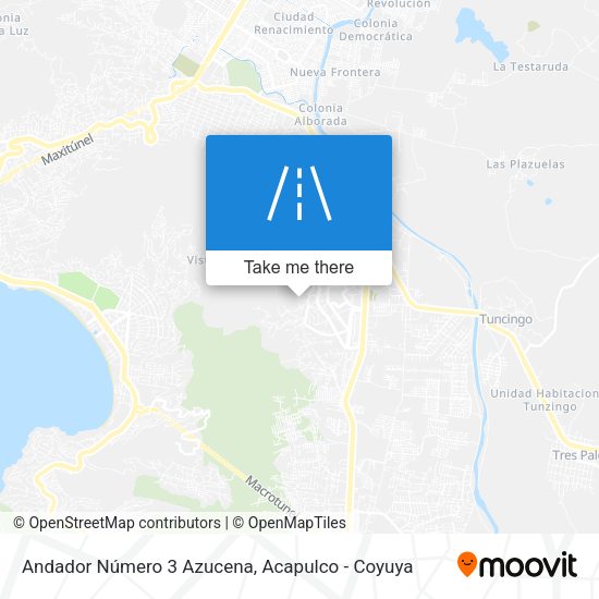 Mapa de Andador Número 3 Azucena