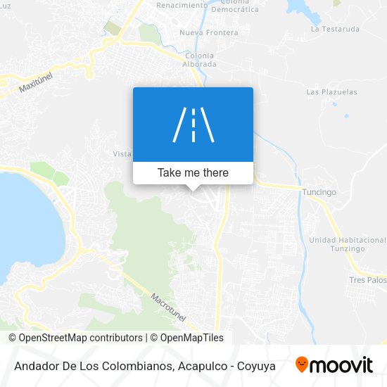 Mapa de Andador De Los Colombianos