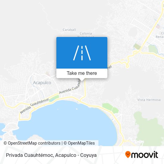 Privada Cuauhtémoc map