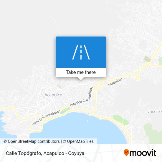 Mapa de Calle Topógrafo