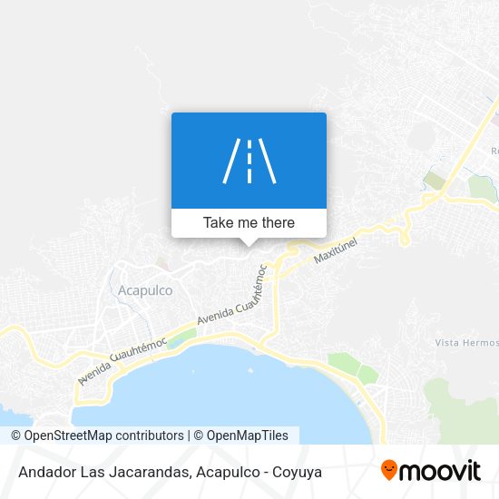 Andador Las Jacarandas map