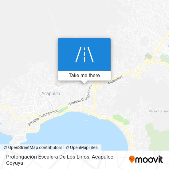 Prolongación Escalera De Los Lirios map