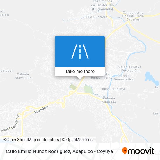 Calle Emilio Núñez Rodríguez map